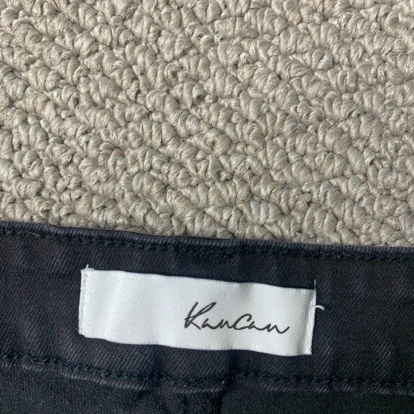 KanCan Womens Jeans Size 9/28 Black Denim Brielle High Rise Ankle Skinny Frayed - Picture 13 of 16